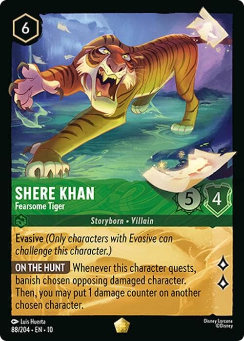 Shere Khan - Fearsome Tiger — Whispers in the Well card