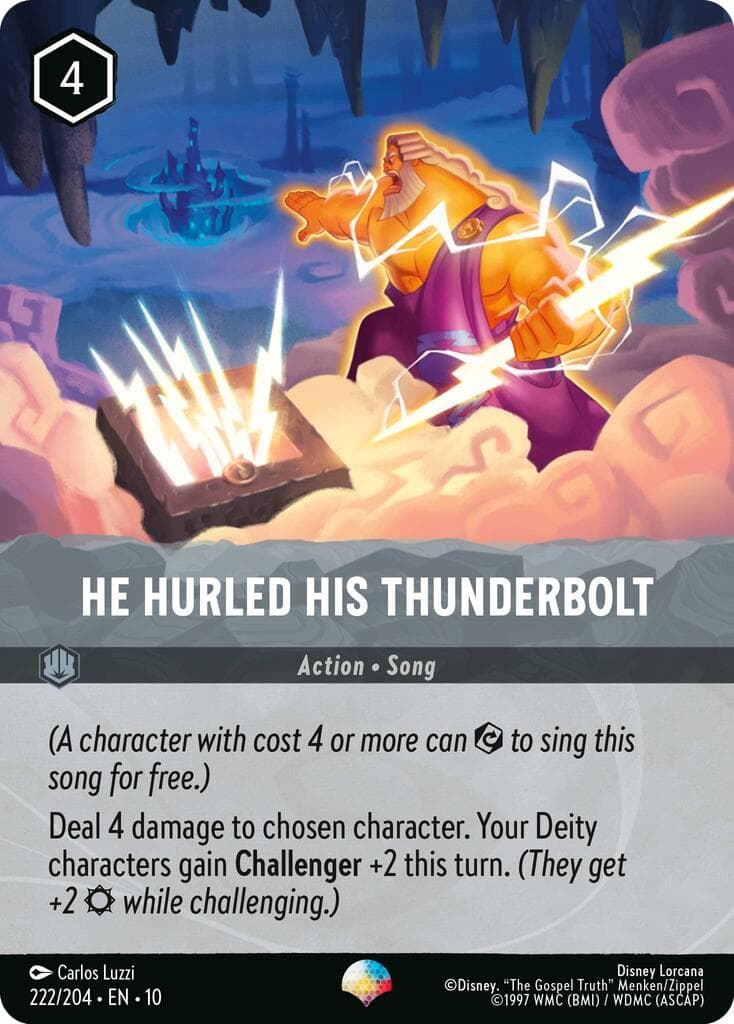 He Hurled His Thunderbolt (Epic) — Whispers in the Well card