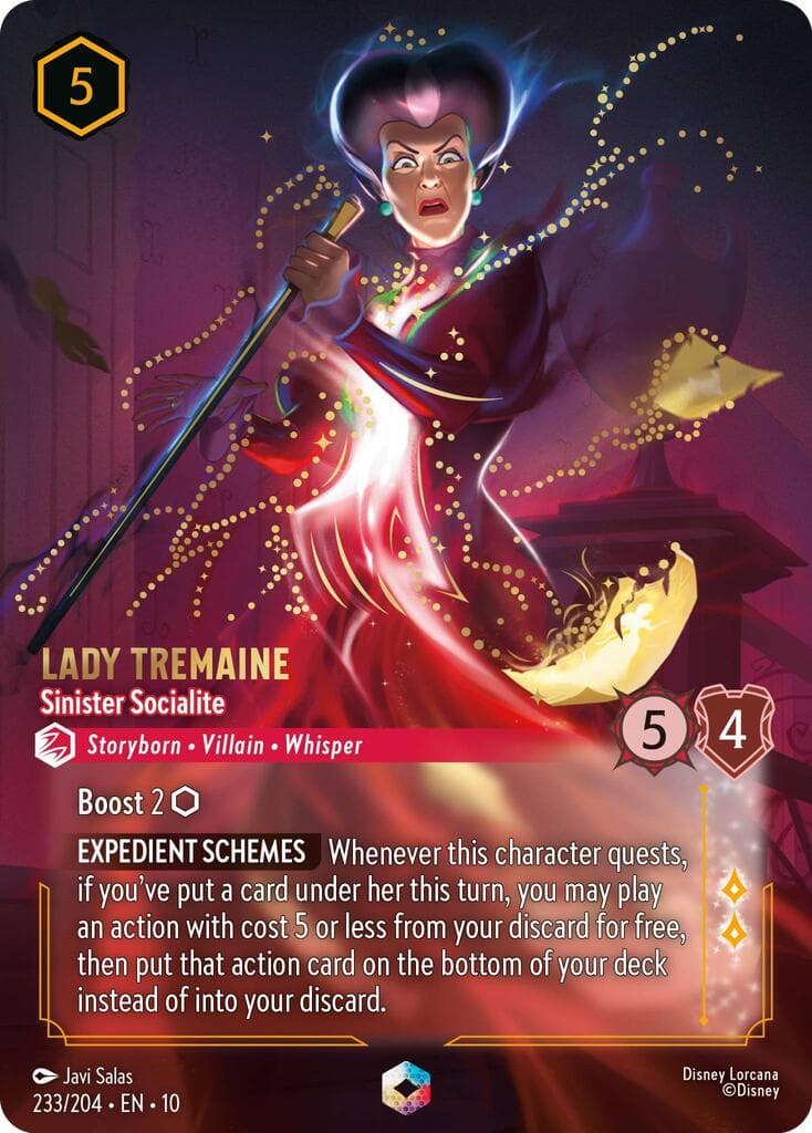 Lady Tremaine - Sinister Socialite (Enchanted) — Whispers in the Well card