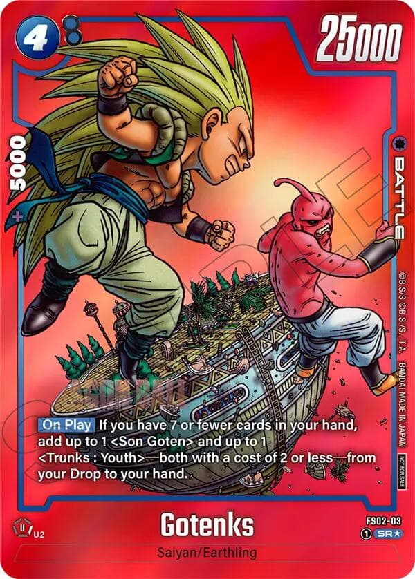 Gotenks - FS02-03 (Limited Pack MANGA Version 02) — Tournament and Championship Promos card
