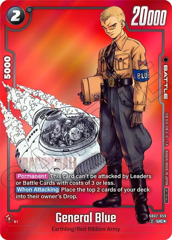 General Blue - SB02-059 (Limited Pack MANGA Version 02) — Tournament and Championship Promos card