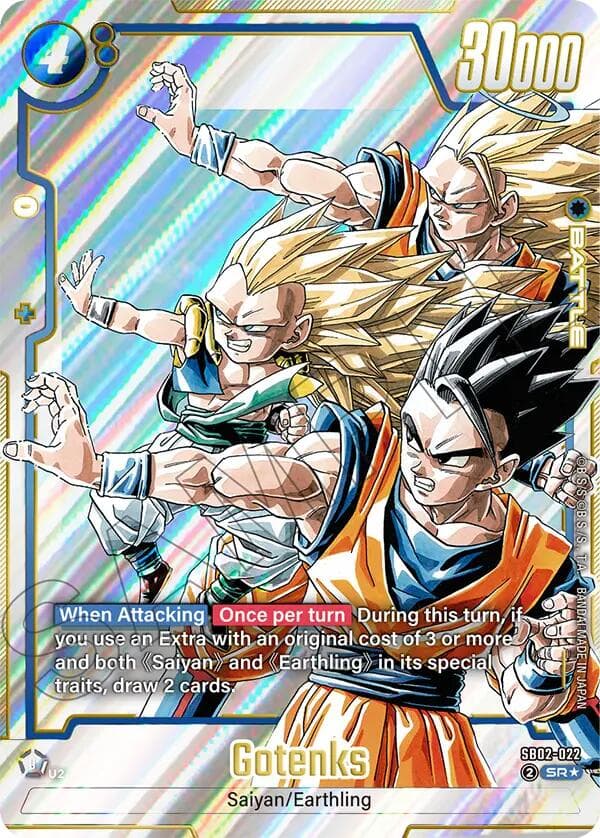 Gotenks - SB02-022 (Alternate Art) — Manga Booster 02 card
