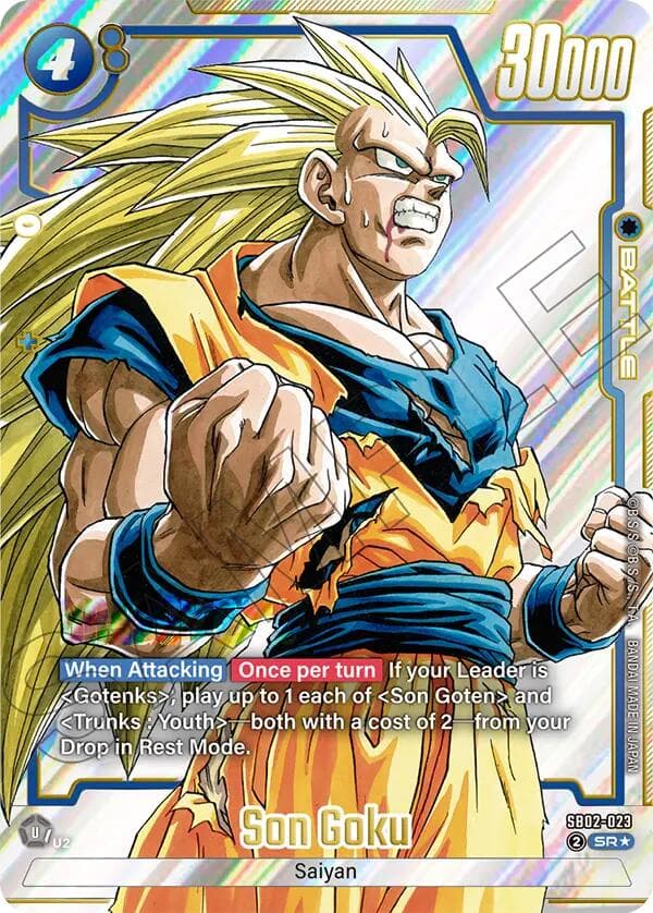 Son Goku - SB02-023 (Alternate Art) — Manga Booster 02 card