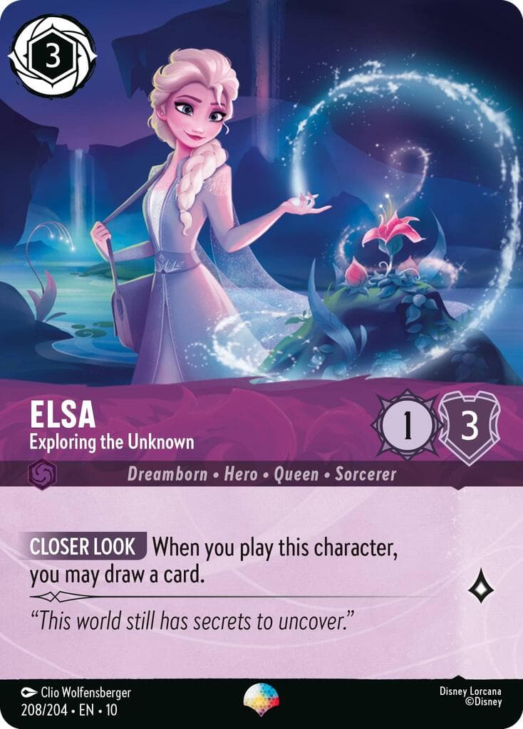 Elsa - Exploring the Unknown (Epic) — Whispers in the Well card