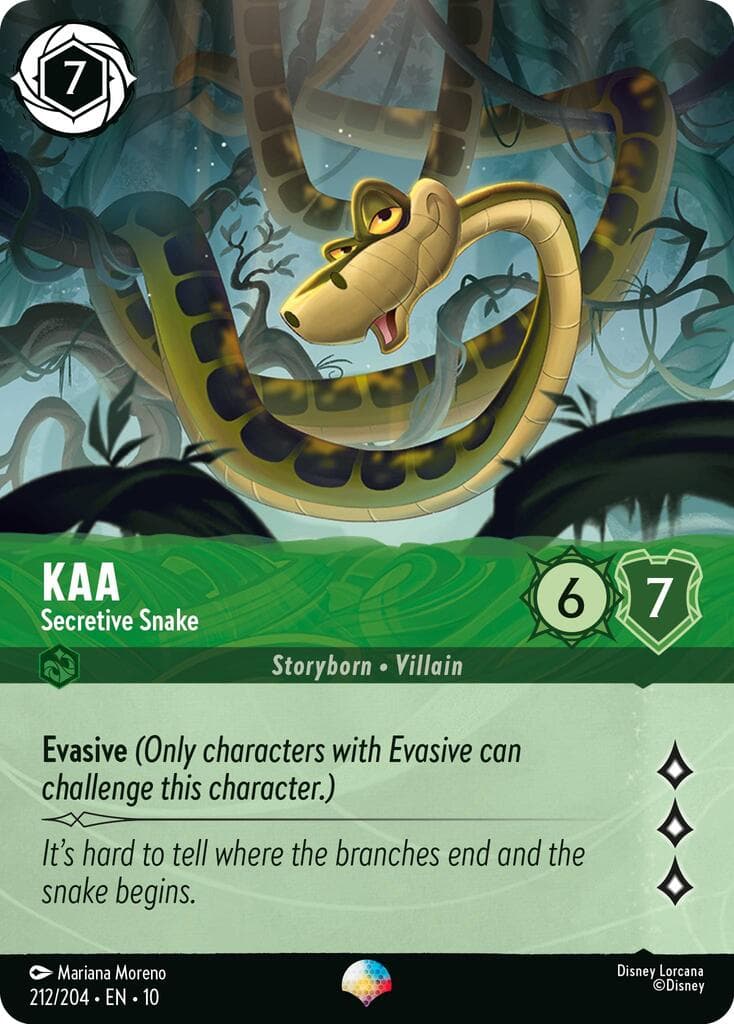 Kaa - Secretive Snake (Epic) — Whispers in the Well card