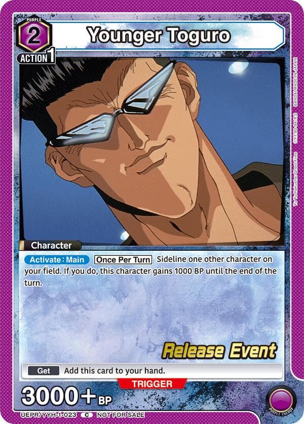 Younger Toguro (023) — UE13BT: Yu Yu Hakusho: Ghost Files Release Event Cards card