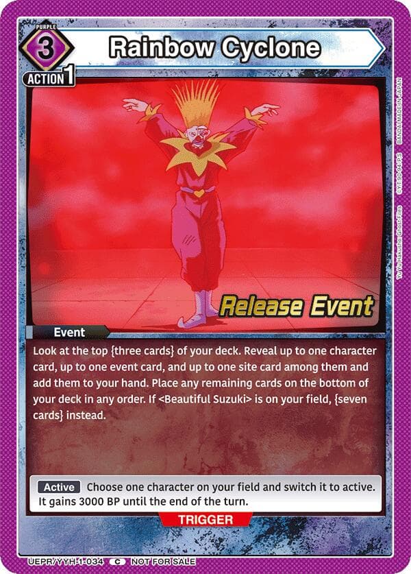 Rainbow Cyclone — UE13BT: Yu Yu Hakusho: Ghost Files Release Event Cards card