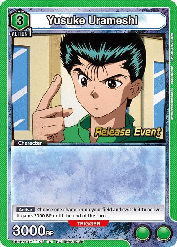Yusuke Urameshi (102) — UE13BT: Yu Yu Hakusho: Ghost Files Release Event Cards card