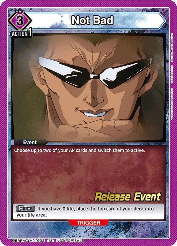 Not Bad — UE13BT: Yu Yu Hakusho: Ghost Files Release Event Cards card