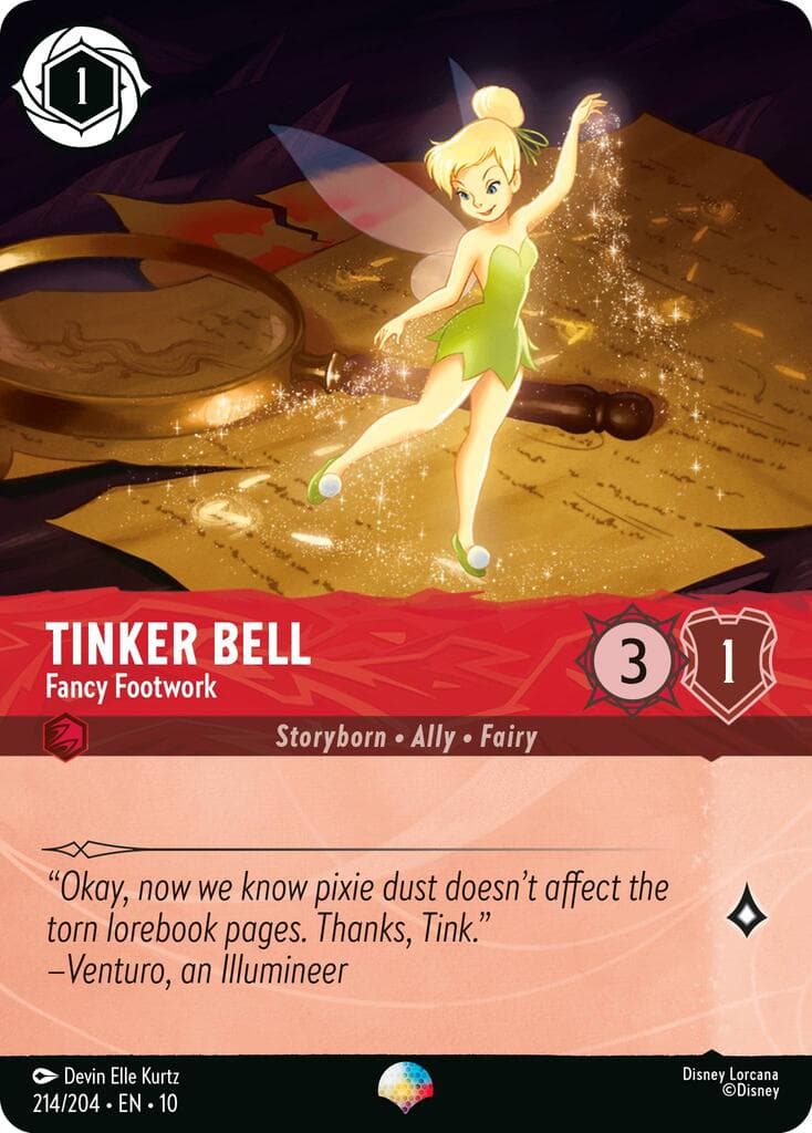 Tinker Bell - Fancy Footwork (Epic) — Whispers in the Well card