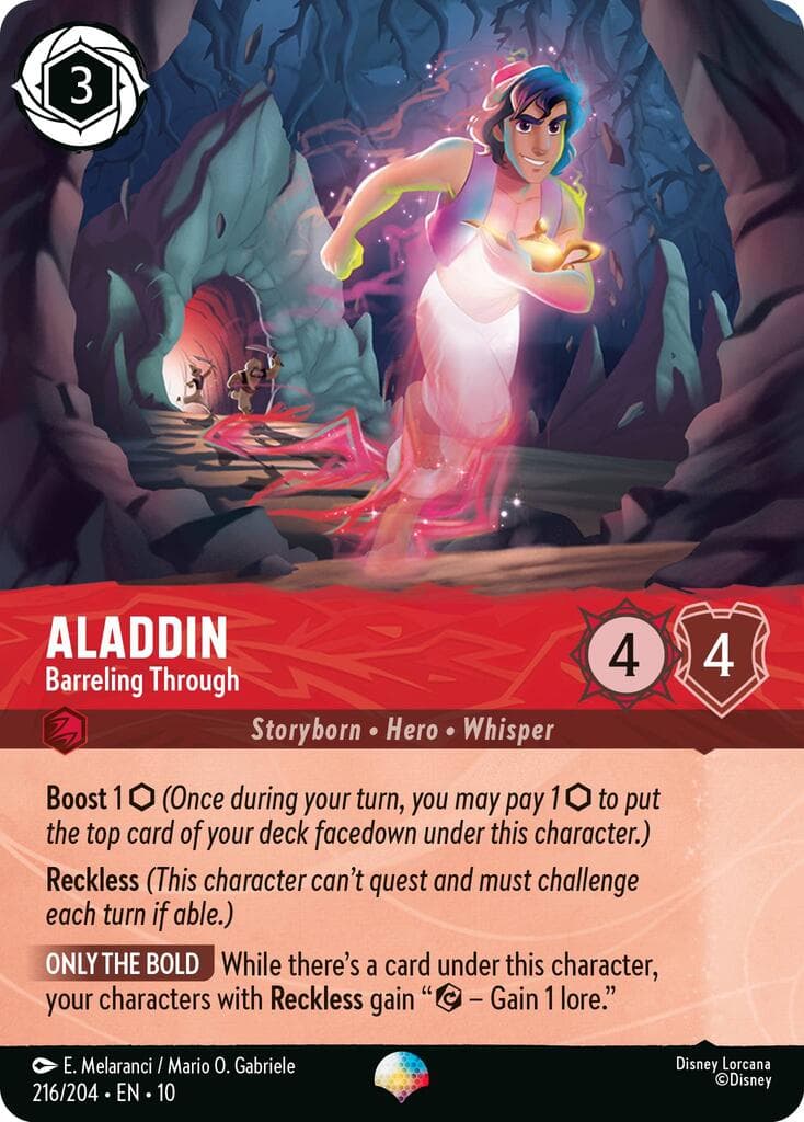 Aladdin - Barreling Through (Epic) — Whispers in the Well card