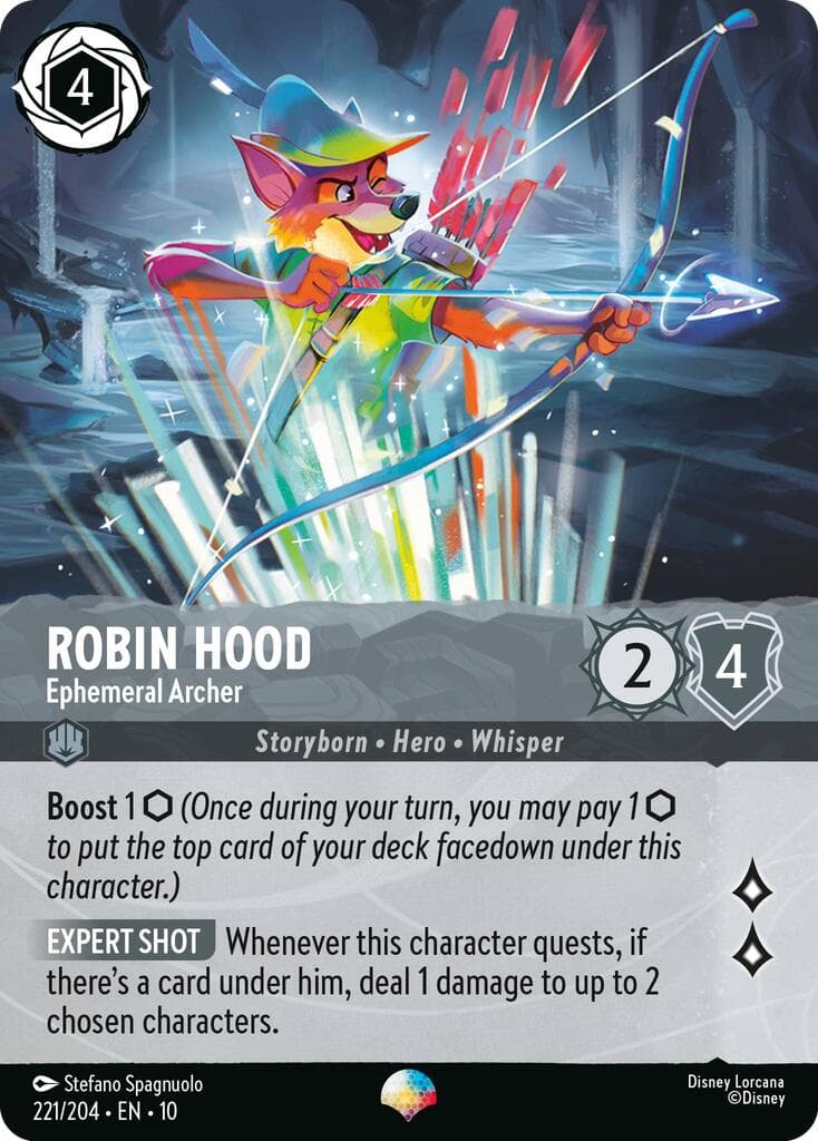 Robin Hood - Ephemeral Archer (Epic) — Whispers in the Well card