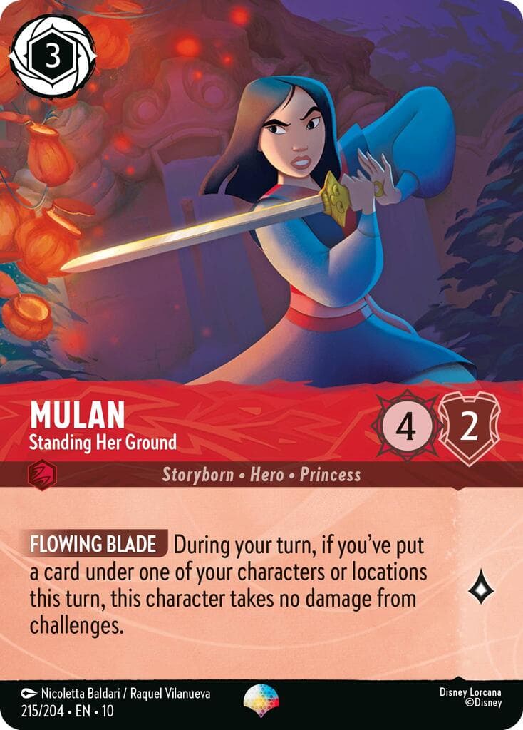 Mulan - Standing Her Ground (Epic) — Whispers in the Well card