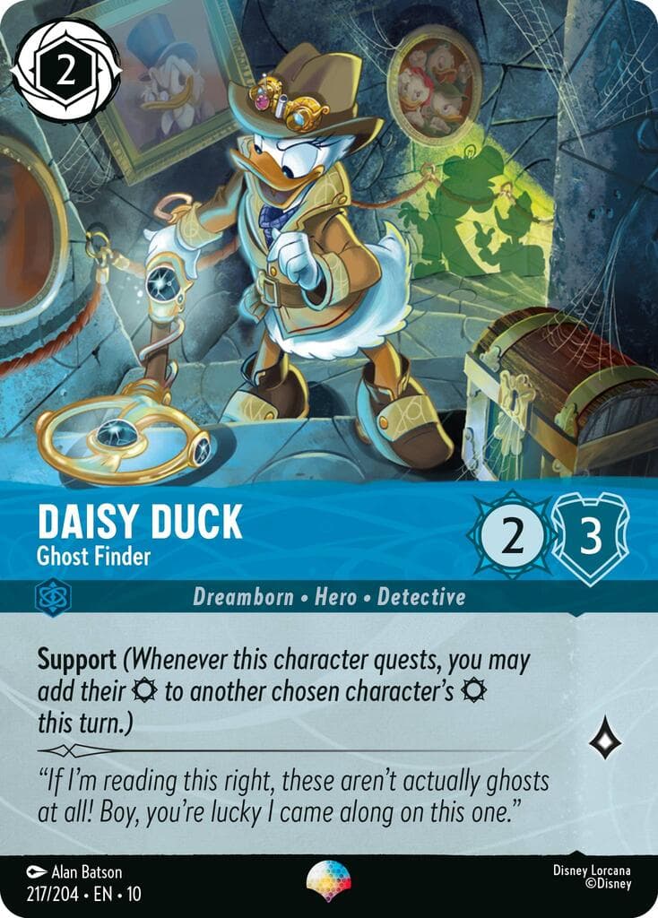 Daisy Duck - Ghost Finder (Epic) — Whispers in the Well card