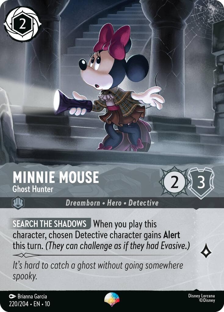 Minnie Mouse - Ghost Hunter (Epic) — Whispers in the Well card