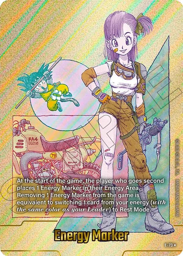 Energy Marker (E-73) (Gold) — Fusion World Energy Markers card