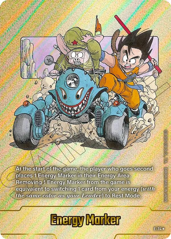 Energy Marker (E-74) (Gold) — Fusion World Energy Markers card