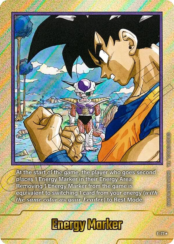 Energy Marker (E-77) (Gold) — Fusion World Energy Markers card