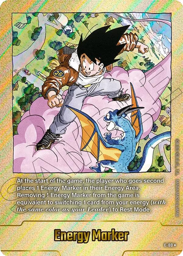 Energy Marker (E-80) (Gold) — Fusion World Energy Markers card