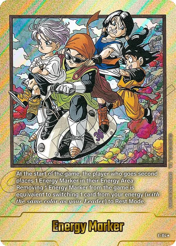 Energy Marker (E-84) (Gold) — Fusion World Energy Markers card