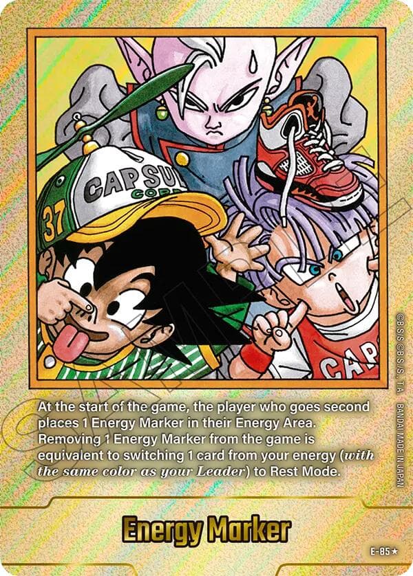 Energy Marker (E-85) (Gold) — Fusion World Energy Markers card