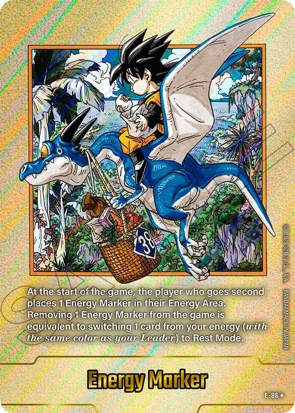 Energy Marker (E-86) (Gold) — Fusion World Energy Markers card
