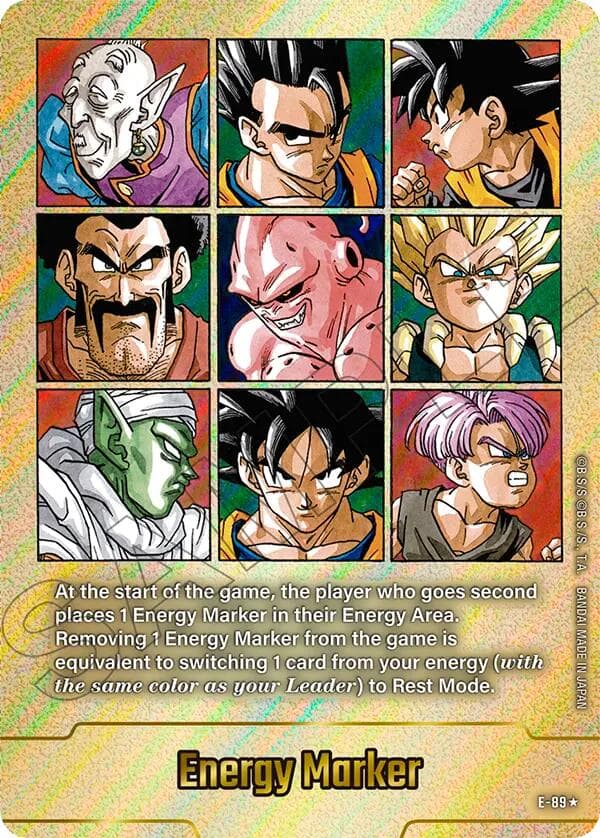 Energy Marker (E-89) (Gold) — Fusion World Energy Markers card