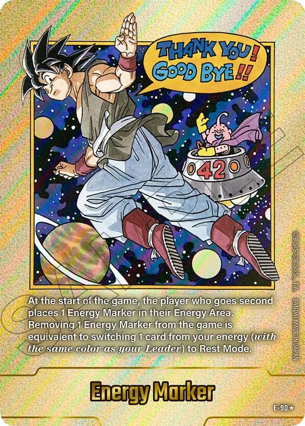 Energy Marker (E-90) (Gold) — Fusion World Energy Markers card