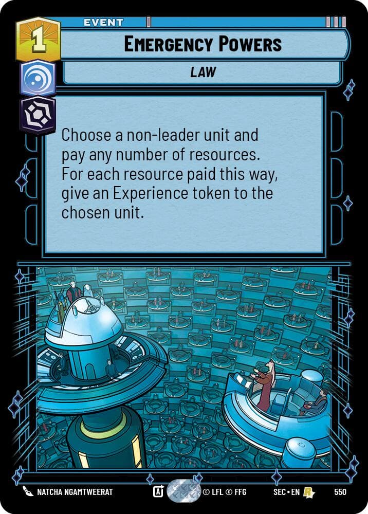 Emergency Powers (Foil) — Secrets of Power card