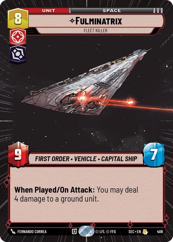 Fulminatrix - Fleet Killer (Hyperspace) — Secrets of Power card