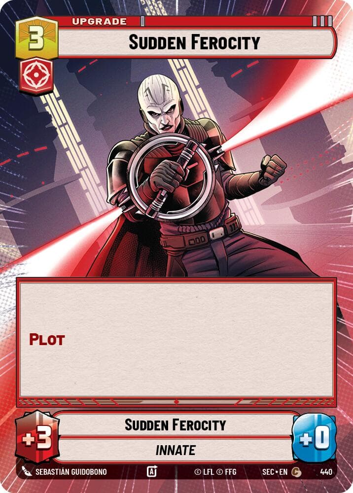 Sudden Ferocity (Hyperspace) — Secrets of Power card