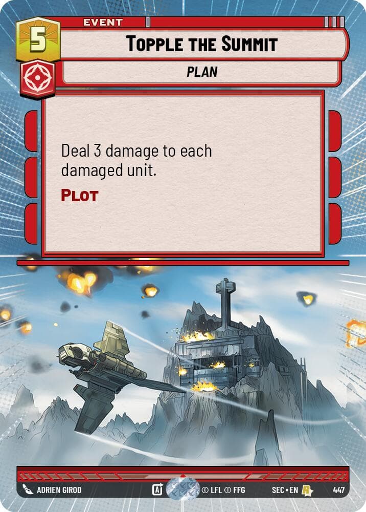 Topple the Summit (Hyperspace) — Secrets of Power card