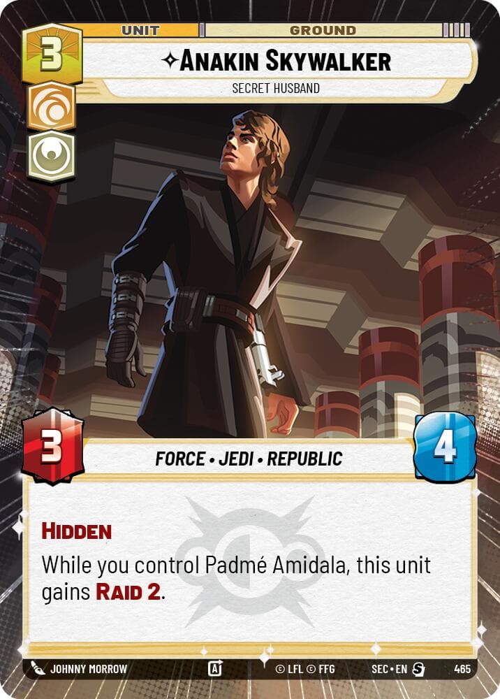 Anakin Skywalker - Secret Husband (Hyperspace) — Secrets of Power card
