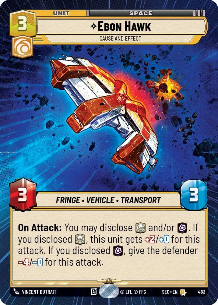 Ebon Hawk - Cause and Effect (Hyperspace) — Secrets of Power card