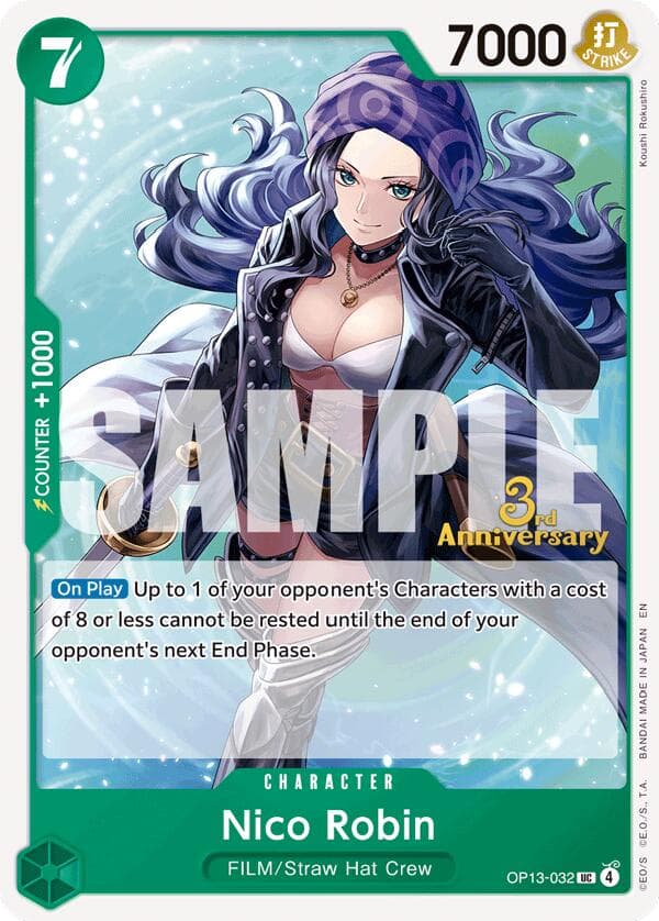 Nico Robin — Carrying On His Will: 3rd Anniversary Tournament Cards card