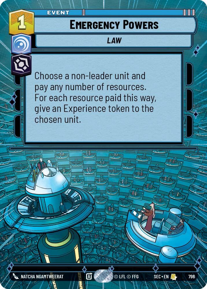 Emergency Powers (Hyperspace Foil) — Secrets of Power card