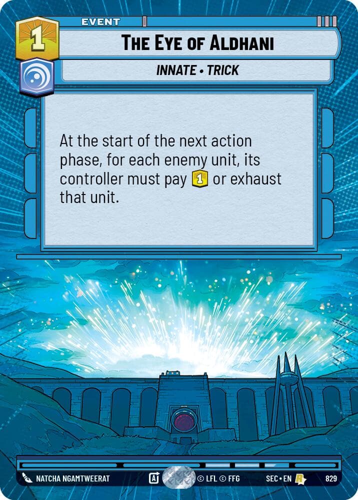 The Eye of Aldhani (Hyperspace Foil) — Secrets of Power card