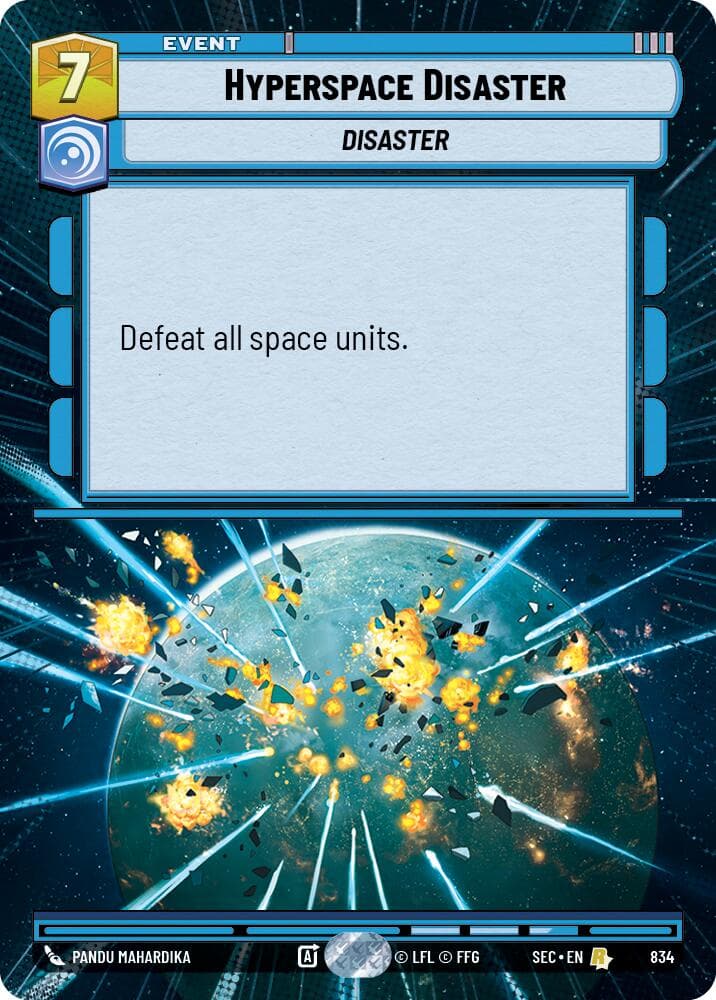 Hyperspace Disaster (Hyperspace Foil) — Secrets of Power card