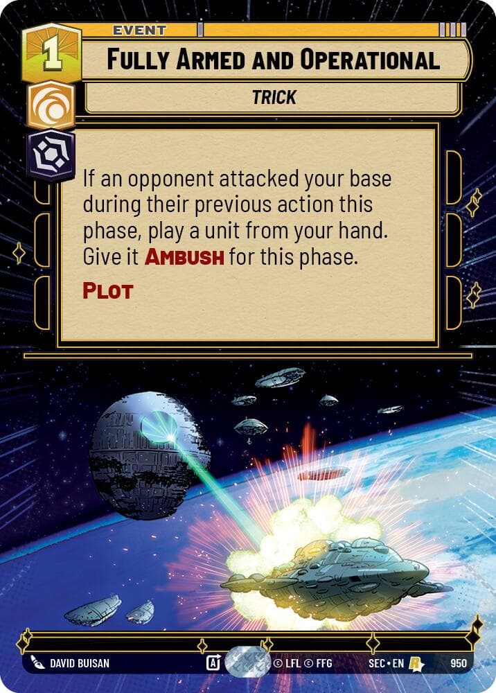 Fully Armed and Operational (Hyperspace Foil) — Secrets of Power card