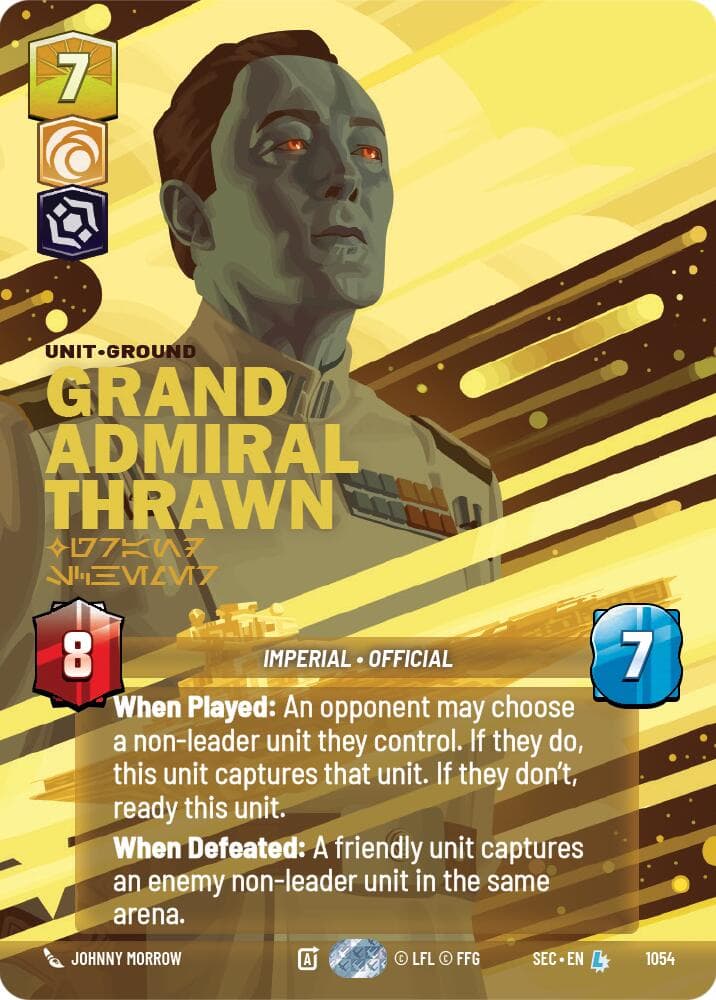 Grand Admiral Thrawn - Grand Schemer (Prestige) — Secrets of Power card