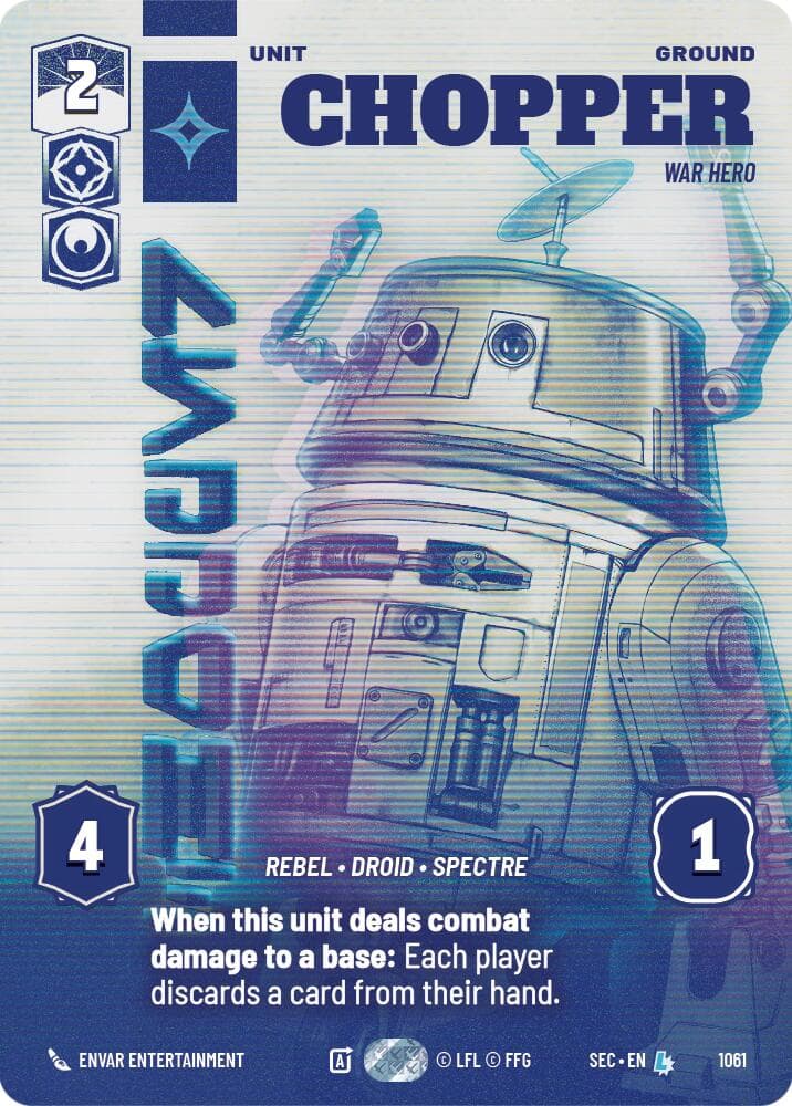 Chopper - War Hero (Prestige) — Secrets of Power card