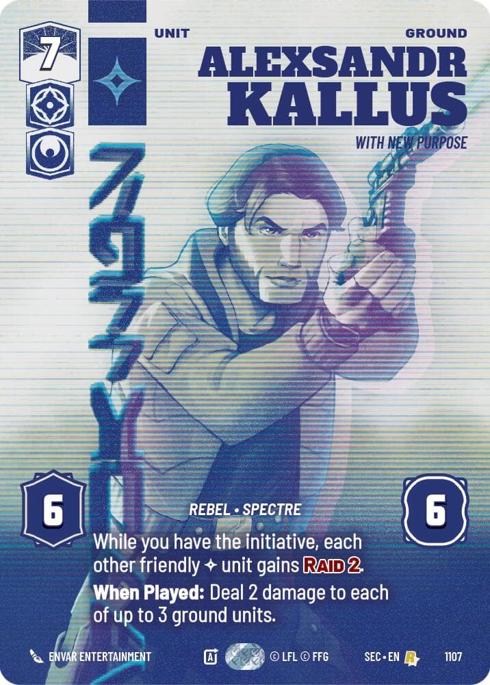Alexsandr Kallus - With New Purpose (Prestige Foil) — Secrets of Power card