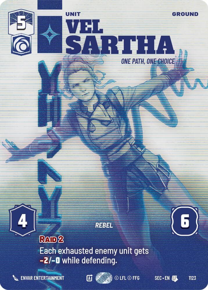 Vel Sartha - One Path, One Choice (Prestige Foil) — Secrets of Power card