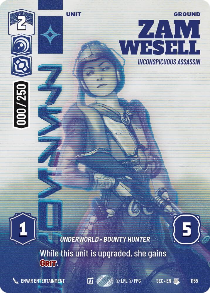 Zam Wesell - Inconspicuous Assassin (Serialized) — Secrets of Power card