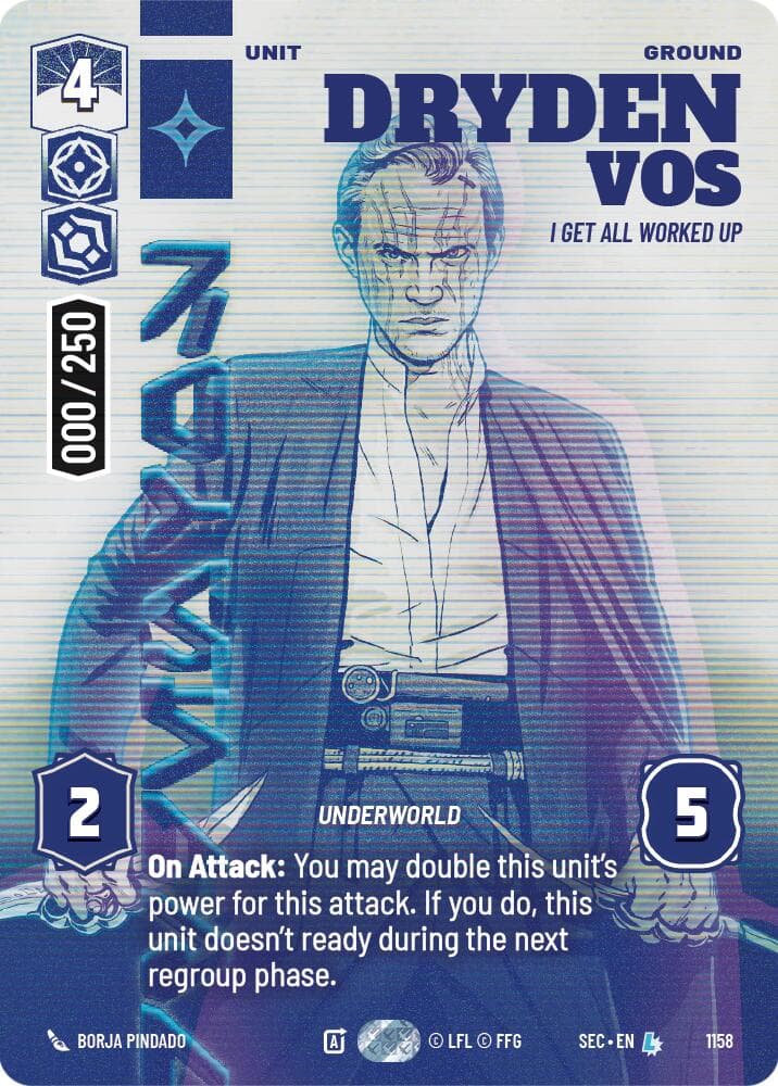 Dryden Vos - I Get All Worked Up (Serialized) — Secrets of Power card