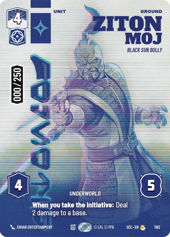 Ziton Moj - Black Sun Bully (Serialized) — Secrets of Power card