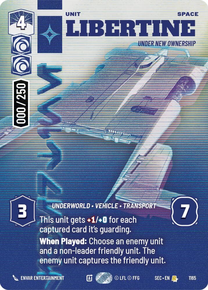 Libertine - Under New Ownership (Serialized) — Secrets of Power card