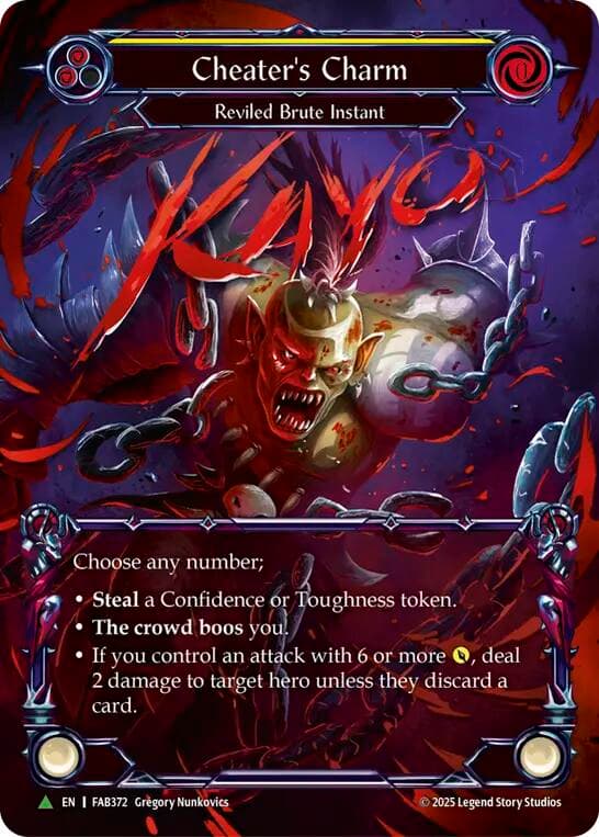 Cheater's Charm - FAB372 — Flesh and Blood: Promo Cards card