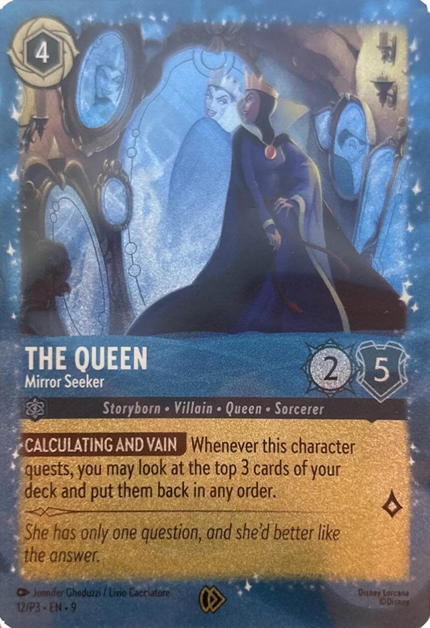 The Queen - Mirror Seeker — Disney Lorcana Promo Cards card