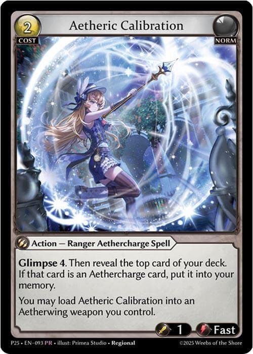 Aetheric Calibration — Promotional Cards card